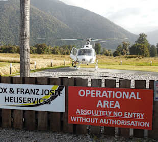 Flugmöglichkeit zum Gletscher