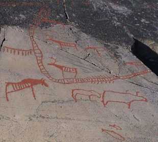 Felsritzungen bei Alta