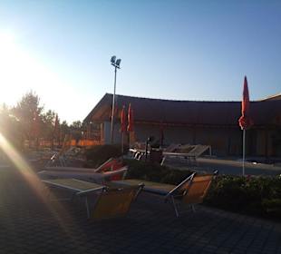 Aussenbereich der Therme