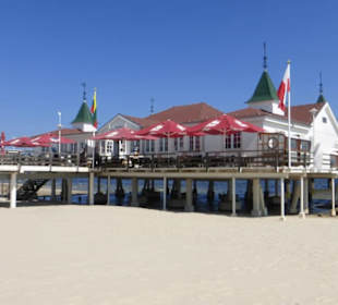Die historische Seebrücke mit Restaurant