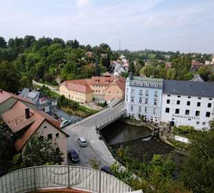 Blick in die Seidau vom Nikolaifriedhof