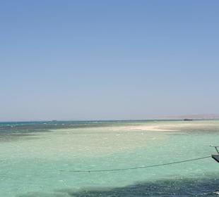 Sandbank im Roten Meer