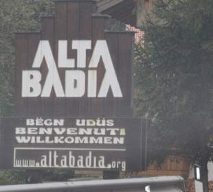 Begrüßung im Alta Badia