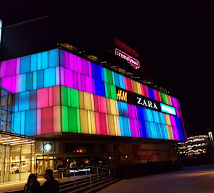 Einlaufsgalerie direkt vor der Tür