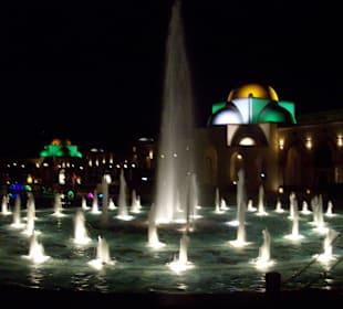 Wasserspiele in Old Town