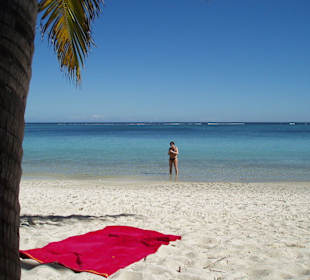 Platz ohne Ende am Traumstrand