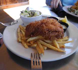 Aber auch Fisch kann man dort gut essen