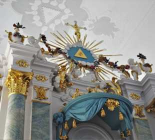 Abschluss des Altars der Markgrafenkirche