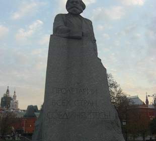 Karl Marx Statue, vor dem Bolshoj Theater