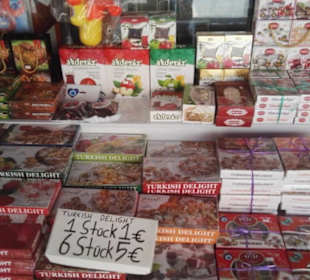 Süßigkeiten - wohin man schaut