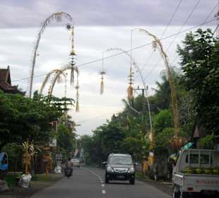 Geschmückte Straße