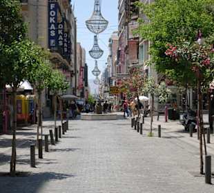 Einkaufsstraße in Athen