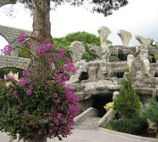 Blick auf die tolle Brunnenanlage