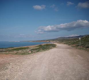 Blick Richtung Akamas: Lara Bucht