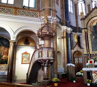 Die Kanzel in der Kirche