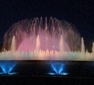 Wasserspiele in Barcelona