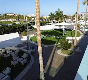 Blick auf die Freifläche