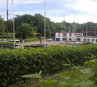Blick auf den Segelclub