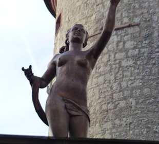 Bronzefigur "Fortuna"