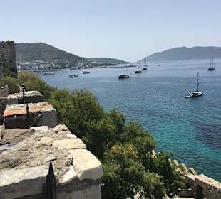 Sicht von der Burg in Bodrum