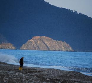 Die Küste bei Olympos