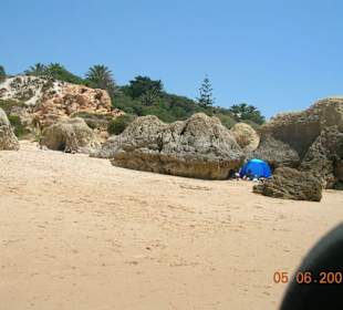 Felsenformation am Strand von Gale