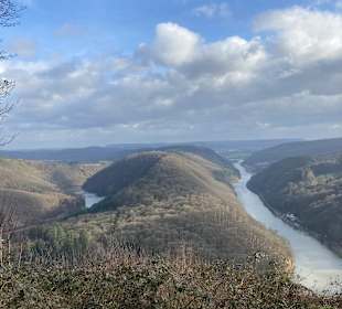 Aussichtspunkt Cloef (Blick zur Saarschleife)