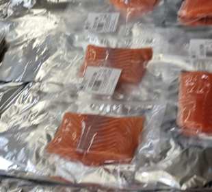 Grillfisch auf Eis