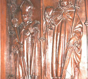 Spätgotisches Chorgestühl, Detail