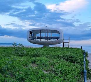 Mütherturm zur blauen Stunde.