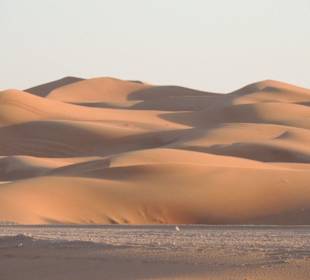 Sanddünen im Abendlicht