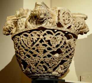 Zweizonen-kapitell; Ägypten 6. Jhd.