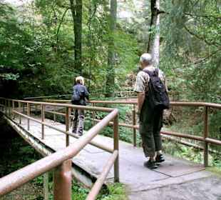 Brücke über den Kamnitzbach