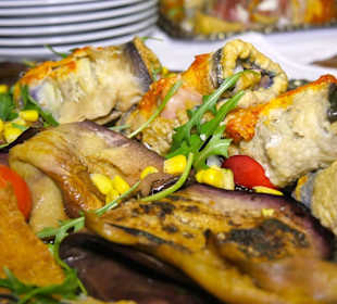 Köstliches italienisches Buffet