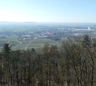 Schwanberg: Ausblick auf das Frankenland