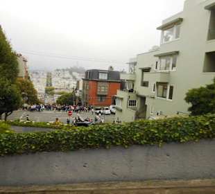 Beet in der Straßenmitte