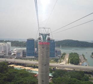 Fahrt mit der Bahn zum Mount Faber