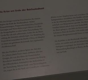 1. Obergeschoß - Zünfte - Reichsstadt 16.-18. Jh. 