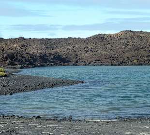 Kleiner See zwischen Lavafeld