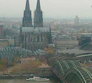 Dom von Triangle Panoramablick Deutz aus gesehen