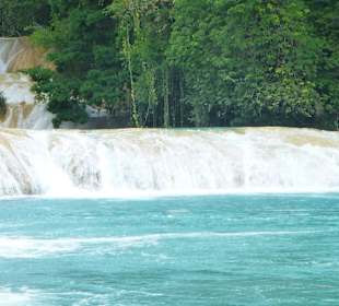 Agua Azul  - hinlegen kein Problem