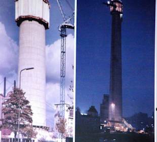 Deko Bau vom Rheinturm