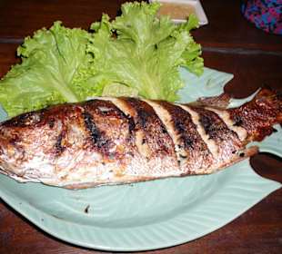 Red Snepper nachher, lecker