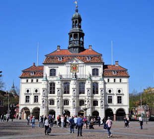 Das Rathaus von Lüneburg in der Altstadt