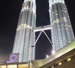 Twin Tower by night