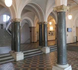 Das Neue Rathaus von Wiesbaden, erbaut 1883-1897