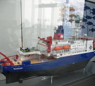 Modell Forschungsschiff