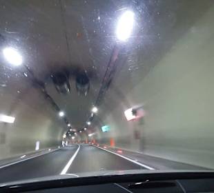 Viele Tunnel auf der Strecke