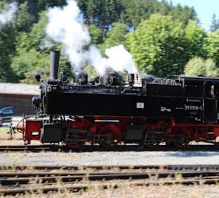 Historische Dampflokomotive