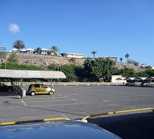 Blick vom Parkplatz des Annexo auf die Promenade